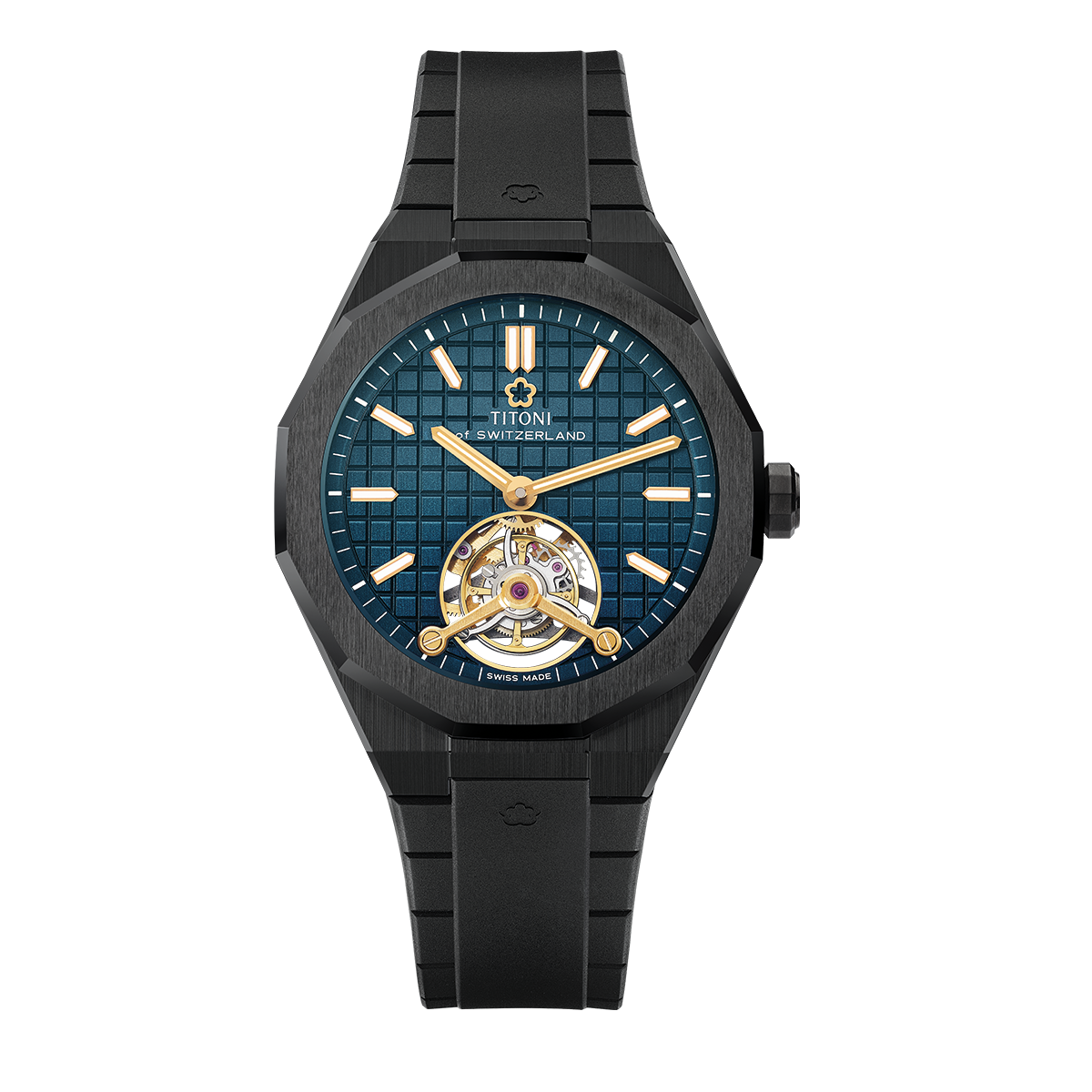 Titoni Luxe Tourbillon Tiefblau, Referenz 1000 Z-R-741