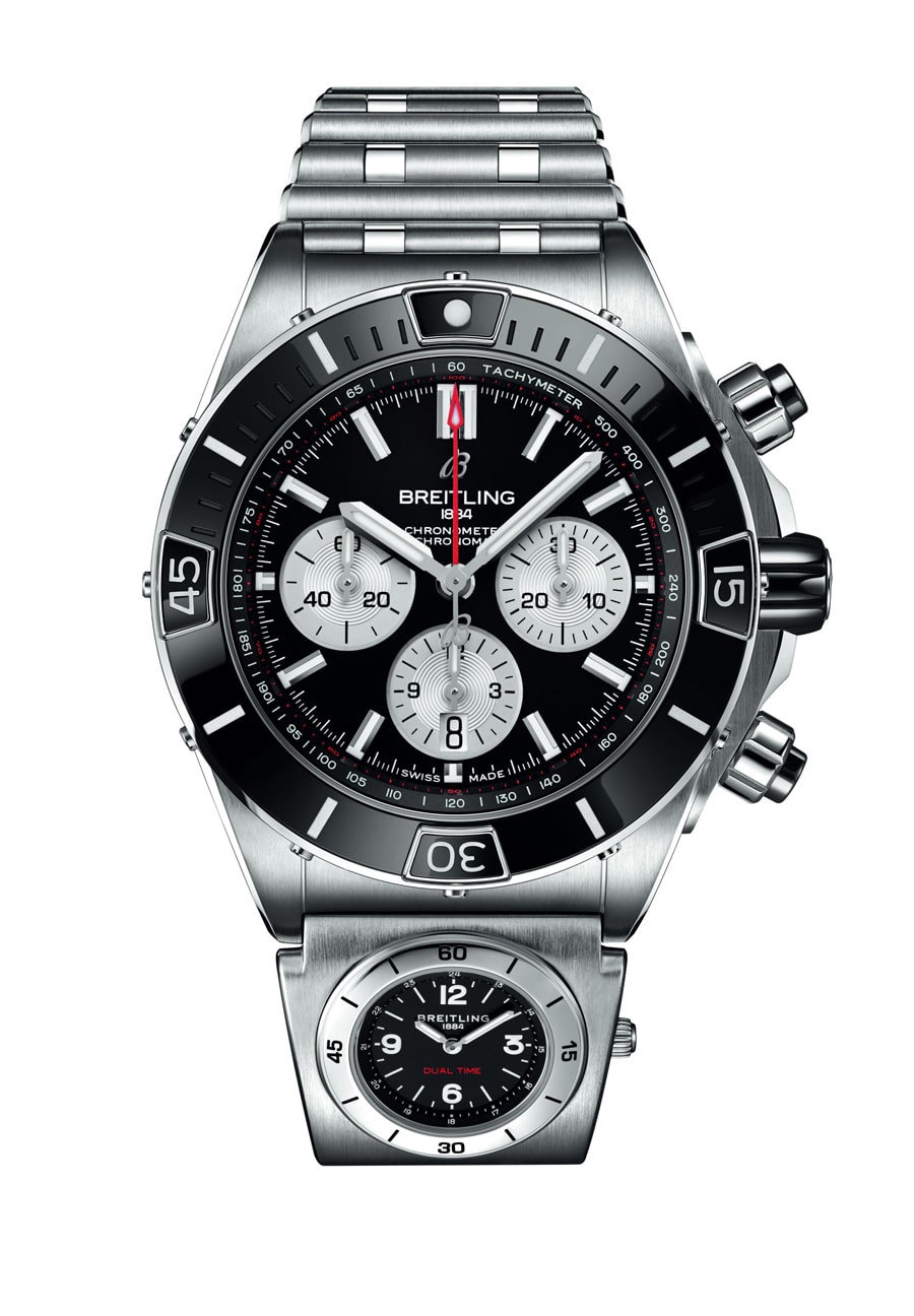 Breitling: Super Chronomat B01 44 mit zweiter Zeitzone
