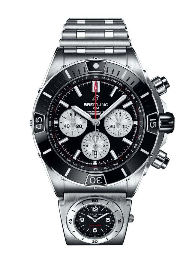 Breitling: Super Chronomat B01 44 mit zweiter Zeitzone