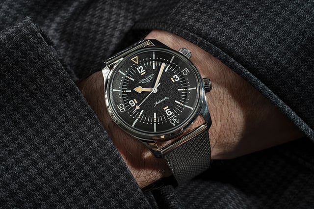 Longines Legend Diver 59, Ref L3.795.4.59.9, Uhr am Handgelenk