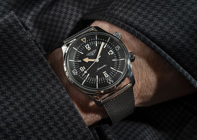 Longines Legend Diver 59, Ref L3.795.4.59.9, Uhr am Handgelenk
