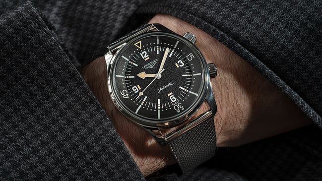 Longines Legend Diver 59, Ref L3.795.4.59.9, Uhr am Handgelenk