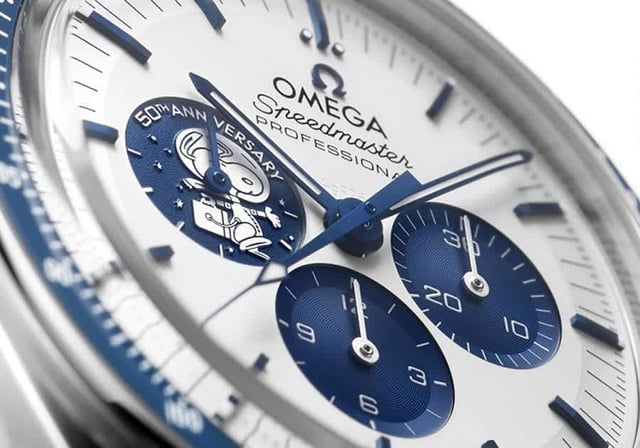 Omega: Speedmaster Silver Snoopy Award 50th Anniversary