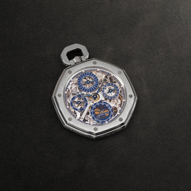 Vintage-Ästhetik Taschenuhr Musée Atelier Audemars Piguet (Modell 25729)