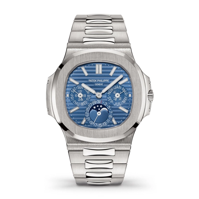 Patek Philippe: Nautilus Ewiger Kalender Ref. 5740G in Weißgold