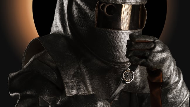  ID Genève – Circular S „Eclipse“, Automatik-Edelstahluhr mit schwarzem Zifferblatt