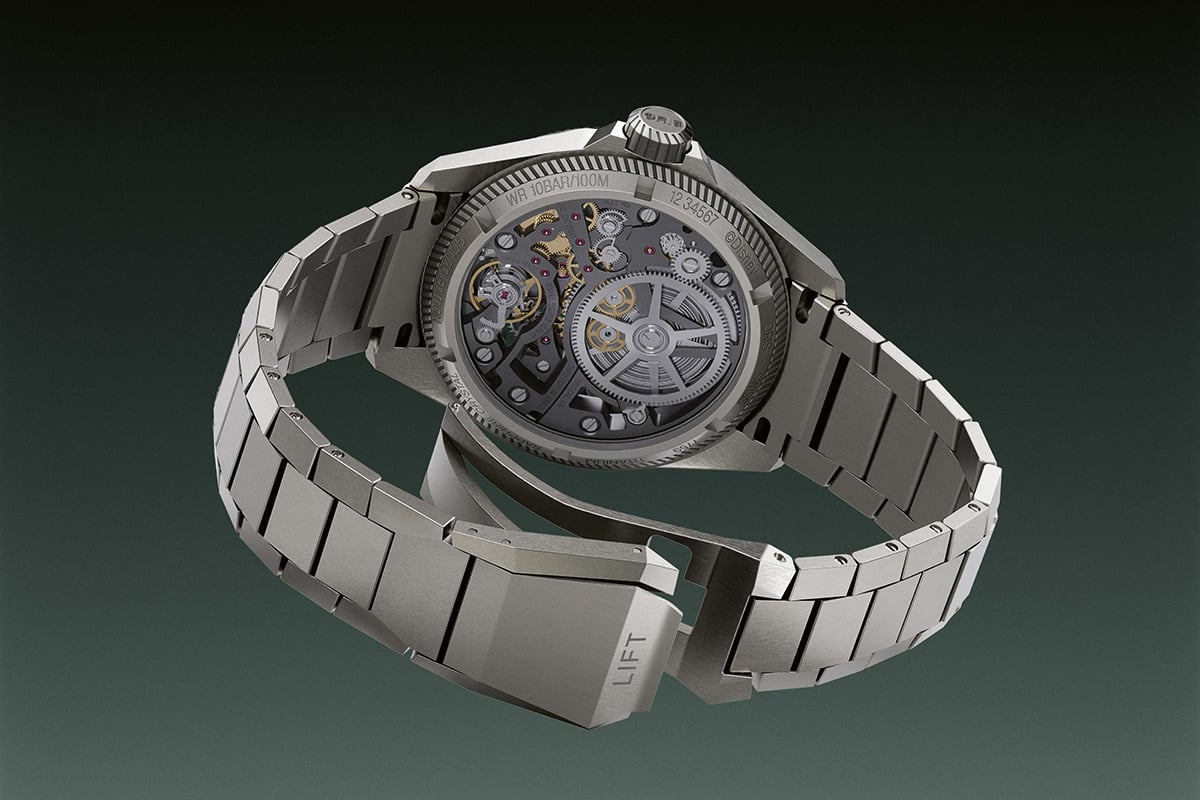 Oris ProPilot X Gonzo Edition: Boden und Werk