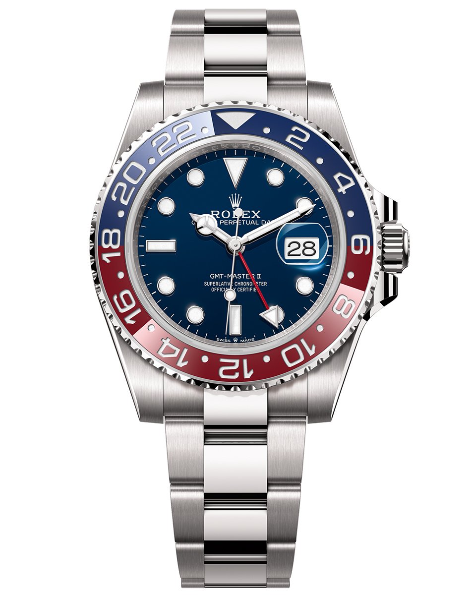 Rolex GMT-Master II, Automatikuhr mit blau-roter Lünette