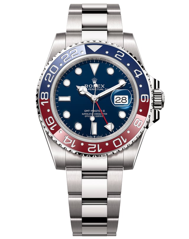 Rolex GMT-Master II, Automatikuhr mit blau-roter Lünette