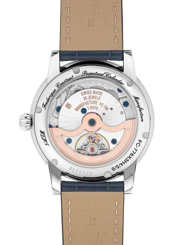 Frederique Constant Classic Perpetual Calendar Manufacture, Blick auf das Kaliber FC-776 