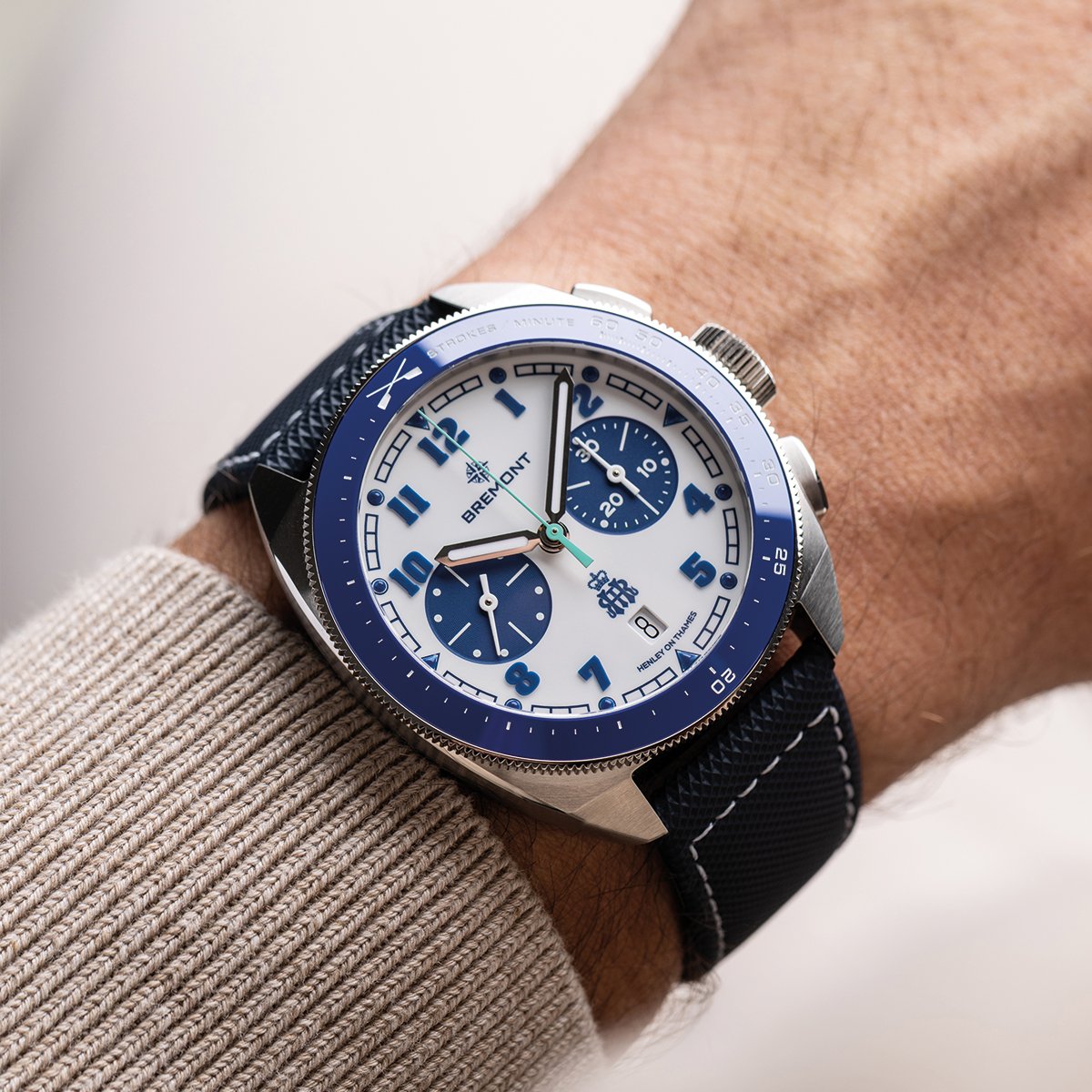 Bremont Terra Nova 42.5MM HRR Chronograph am Lederband