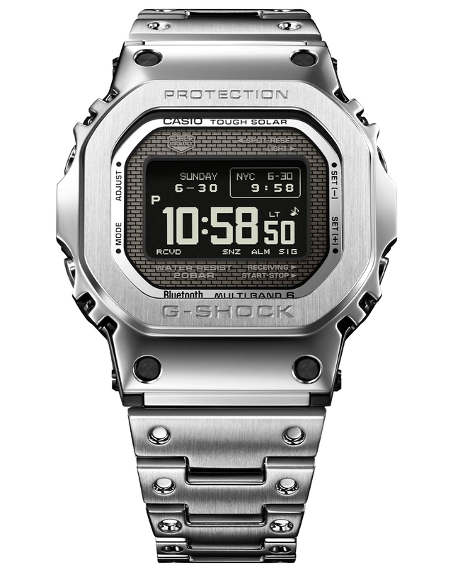 G-Shock – GMW-BZ5000D-Serie, robuste Digital-Uhr aus Metall
