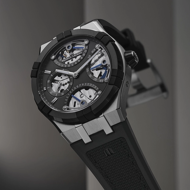 Maurice Lacroix Aikonic Master Triple, Retrogrades Zifferblatt