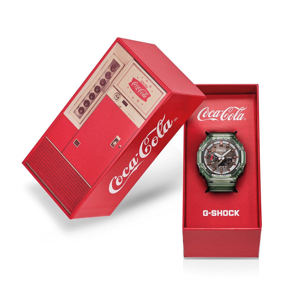 G-Shock und Coca-Cola – Referenz GA-2100CC-3A