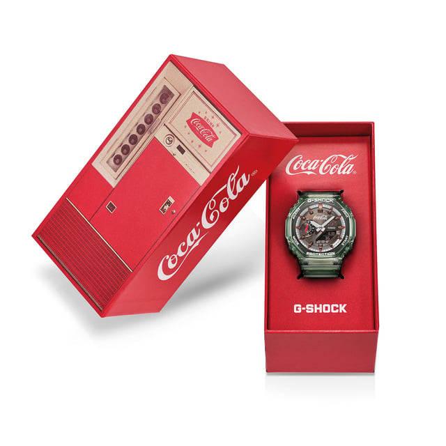 G-Shock und Coca-Cola – Referenz GA-2100CC-3A