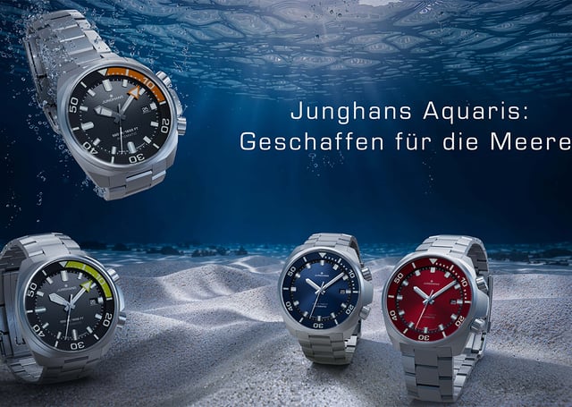 Junghans – Aquaris, Taucheruhr aus Edelstahl