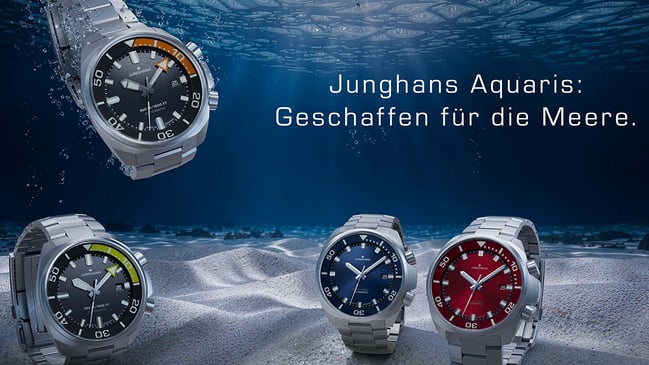 Junghans – Aquaris, Taucheruhr aus Edelstahl