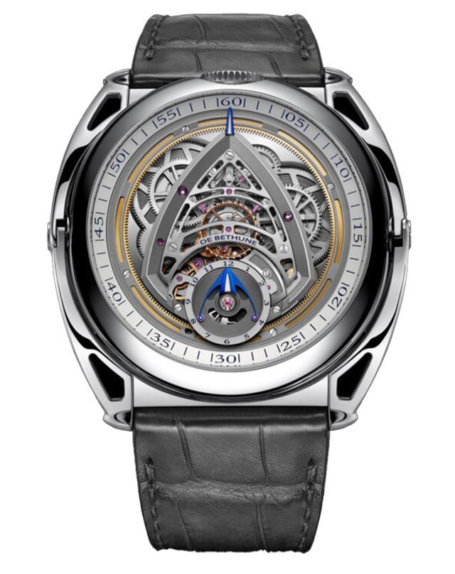 De Bethune DB Kind of Two Jumping GMT, ausgefallene Uhr mit wendbarem Gehäuse