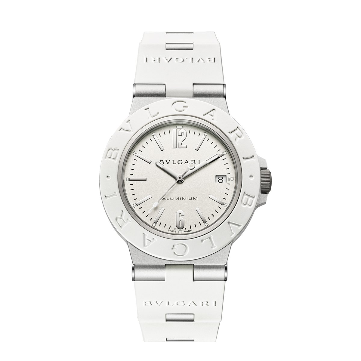 Bulgari Bulgari Aluminium, Referenz 104335, weiße Uhr