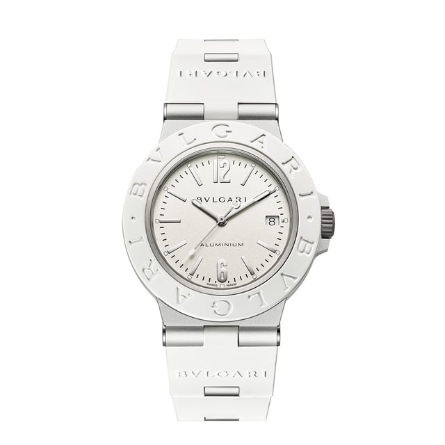 Bulgari Bulgari Aluminium, Referenz 104335, weiße Uhr