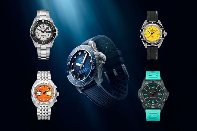 Taucheruhren von Mido, Tissot, Certina, Doxa und Luminox