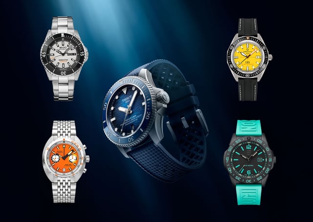 Taucheruhren von Mido, Tissot, Certina, Doxa und Luminox