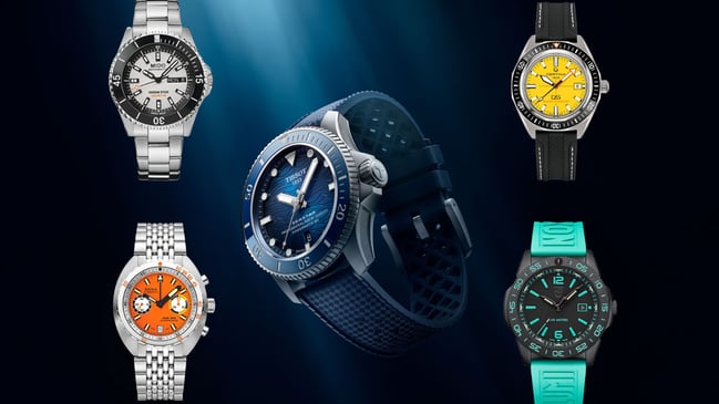 Taucheruhren von Mido, Tissot, Certina, Doxa und Luminox