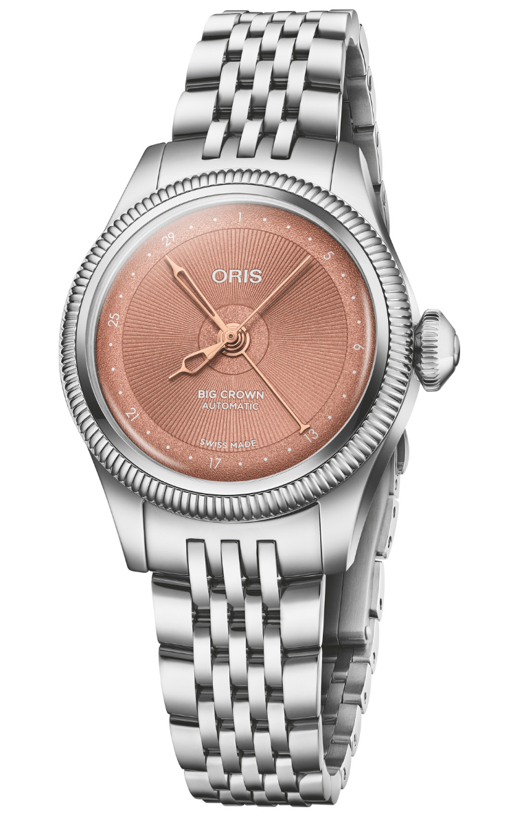 Oris – Big Crown Pointer Date, kleine Edelstahluhr mit Automatikkaliber