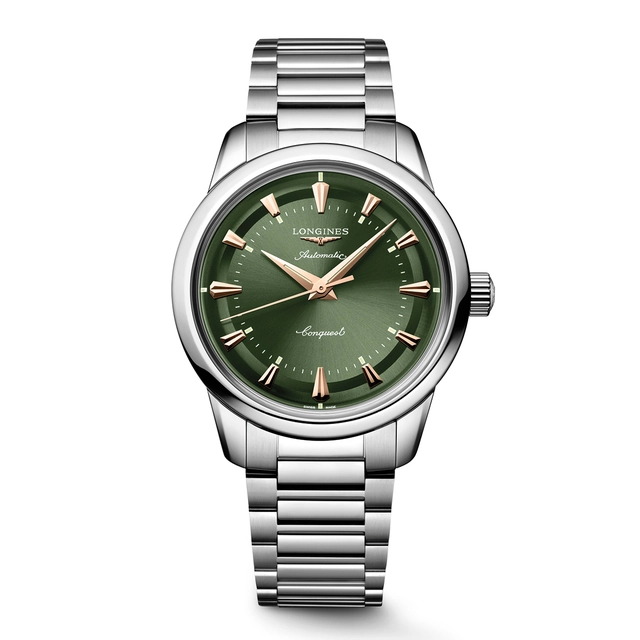 Longines Conquest Heritage, Referenz L1.649.4.02.6, Automatik Uhr, Ø 38.00 mm, Edelstahl