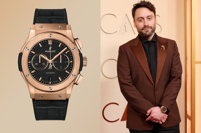 Kieran Culkin, Hublot Classic Fusion Chronograph King Gold 42mm