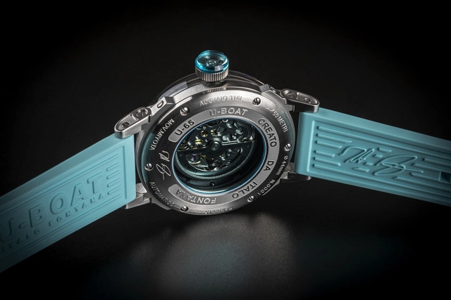 U-Boat: U-65 Automatic 44 mm Ref. 3345 Stahl turquoise Boden