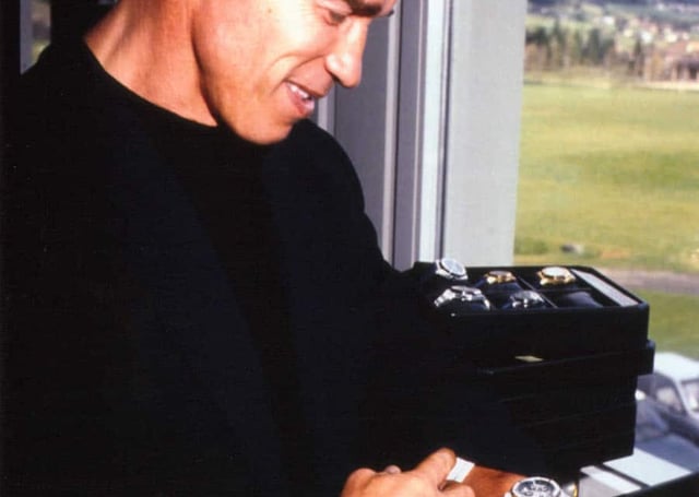 Bereits 1997 besuchte Arnold Schwarzenegger erstmals Audemars Piguet in Le Brassus