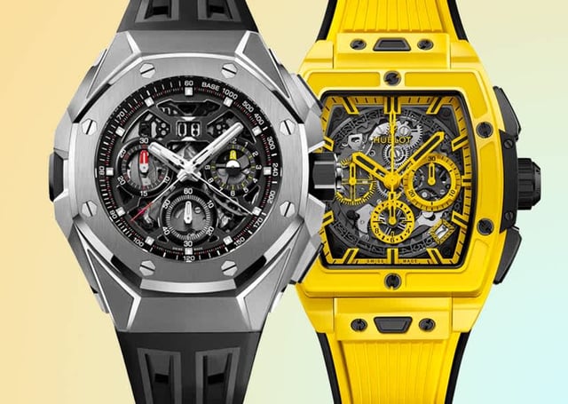 Kautschukarmbänder Uhren, Hublot, Audemars Piguet