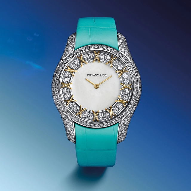 Tiffany & Co. Sixteen Stone Mother-of-pearl Watch by Tiffany 