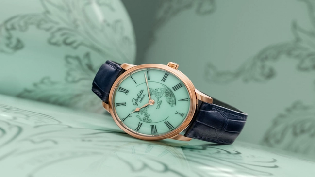 Glashütte Original Senator Meißen Edition in Seladongrün