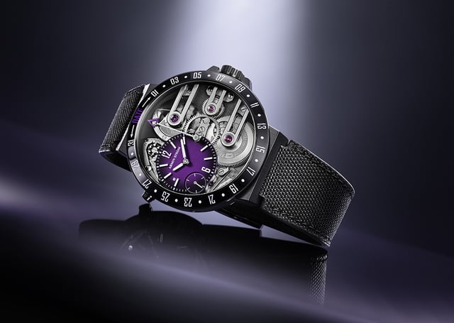 Armin Strom Orbit Purple, Edelstahluhr