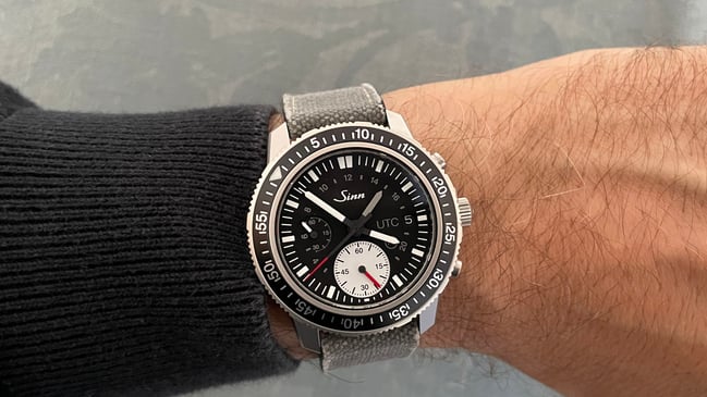 Sinn 613 St UTC Wristshot