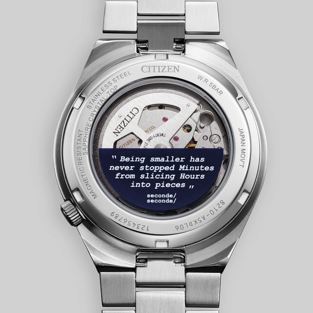 Citizen Tsuyosa x seconde/seconde/, Kaliber 8210