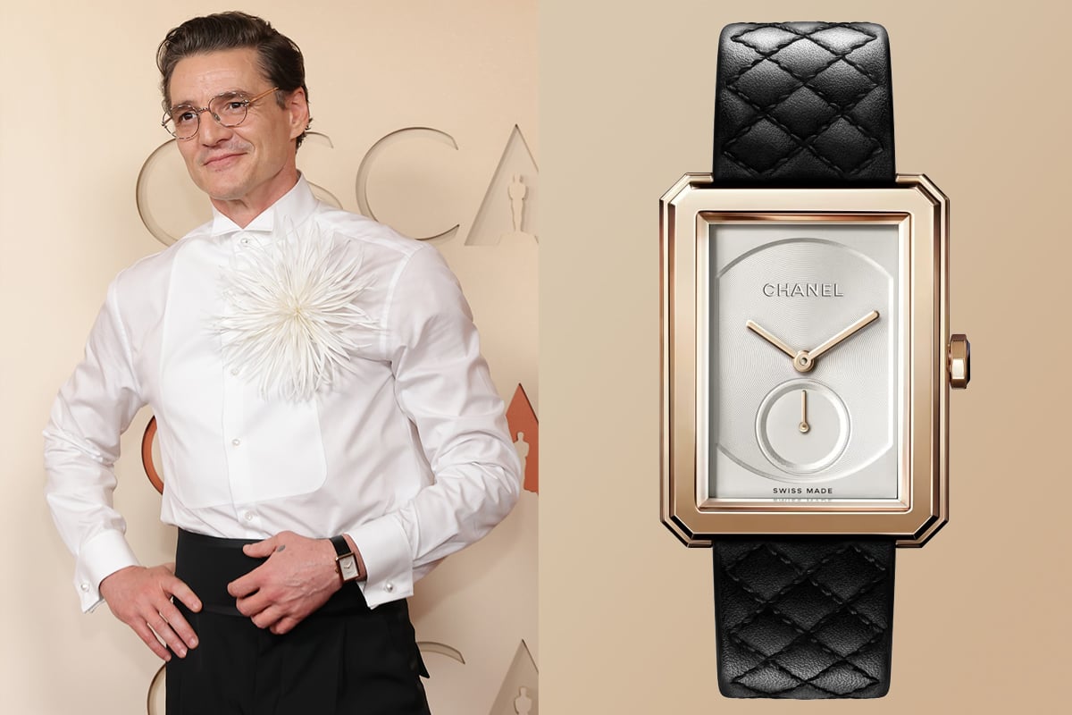 Pedro Pascal mit der Chanel Boy·Friend, Referenz H6589, großes Modell