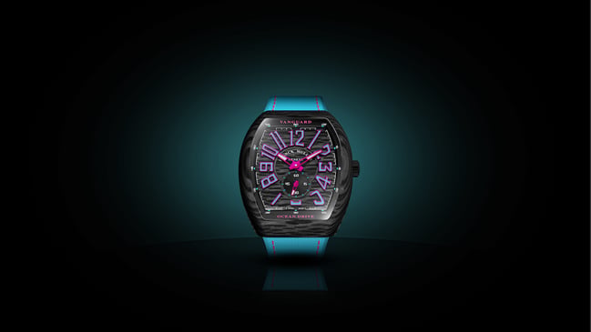 Front der Franck Muller Vanguard Ocean Drive