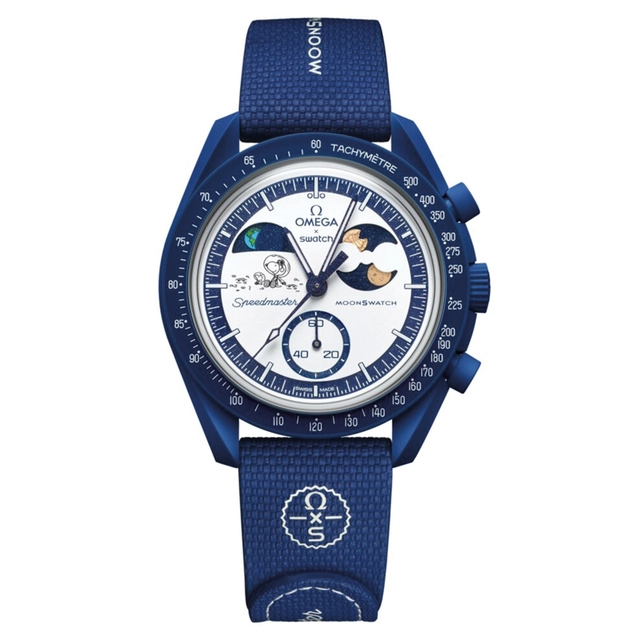 MoonSwatch Mission to Earthphase – Moonshine Gold Bibermond