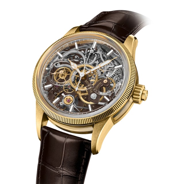 Umgedrehtes Werk: Minerva The Unveiled Chronograph LE30 