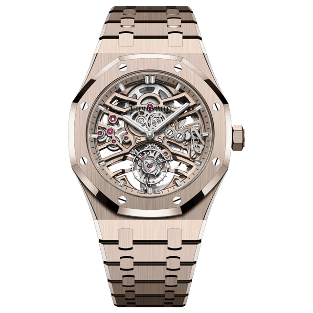 Audemars Piguet Sandgold Royal Oak Flying Tourbillon Openworked Ref. 26735SG.OO.1320SG.01
