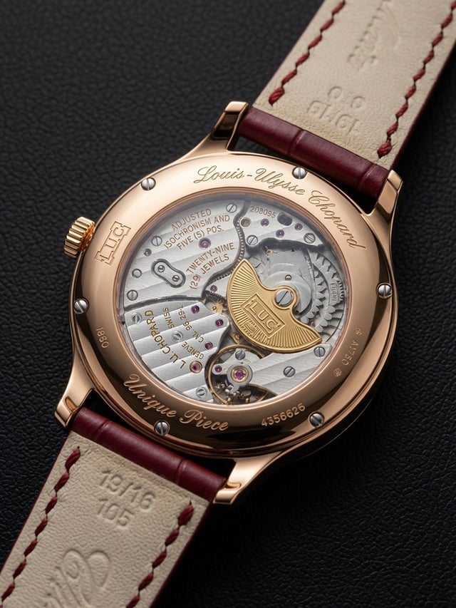 Chopard L.U.C Essence of Shunga: Boden mit Werk