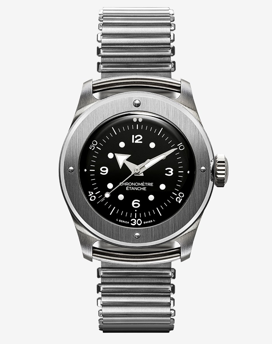 Serica – Ref. 7505, Fieldwatch aus Edelstahl mit Automatikwerk