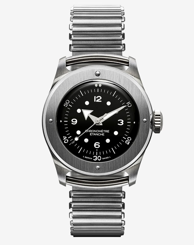 Serica – Ref. 7505, Fieldwatch aus Edelstahl mit Automatikwerk