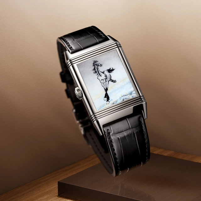 Jaeger-LeCoultre: Reverso Tribute Enamel Xu Beihong "Galoppierendes Pferd", Rückseite