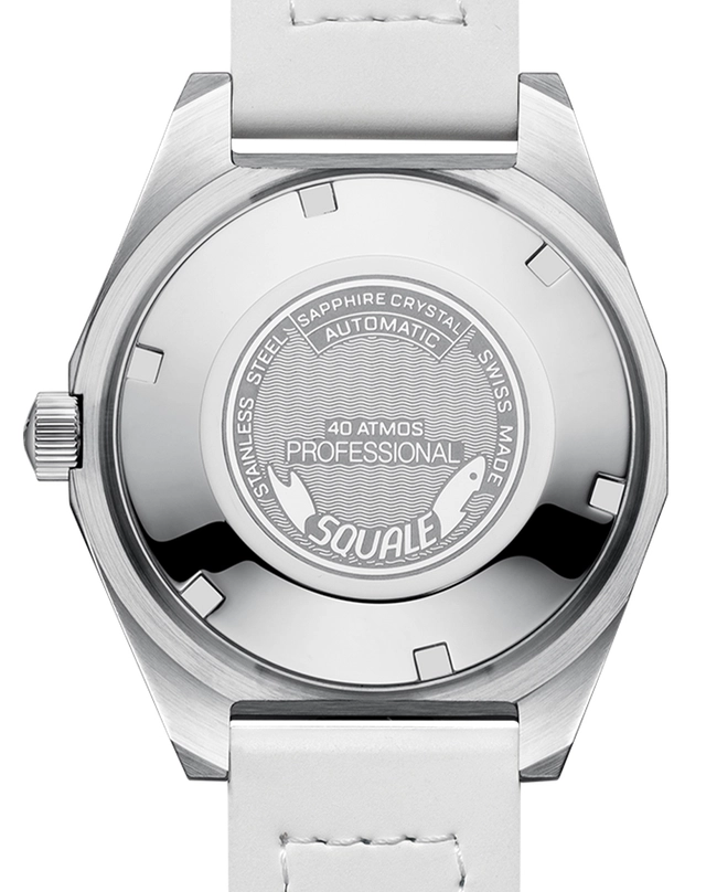 Squale – Matic-S, Taucheruhr mit hellblauem Zifferblatt und verschraubtem Boden