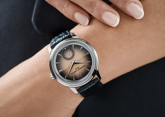 Frederique Constant Classics Moneta Handaufzug: Wristshot Uhr