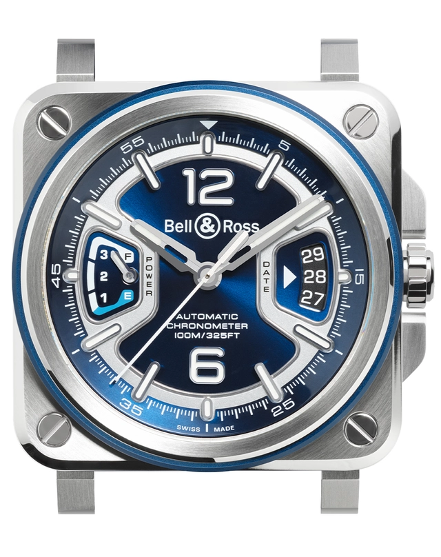 Bell & Ross – BR-X3, Toolwatch mit Automatikwerk und blauem Zifferblatt